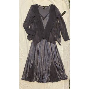 Komarov| Long Maxi Dress & Jacket| Chiffon